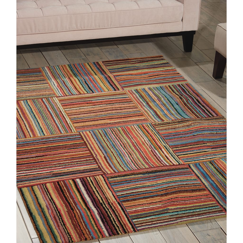 Nourison Aspects Multicolor Area Rug - 3' 9" x 5' 9"