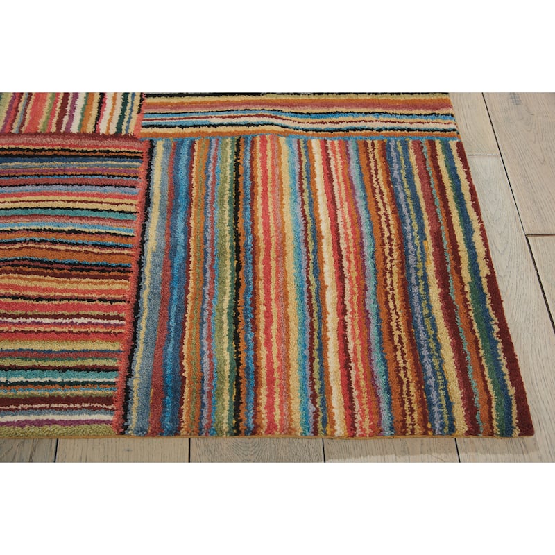Nourison Aspects Multicolor Area Rug - 3' 9" x 5' 9"
