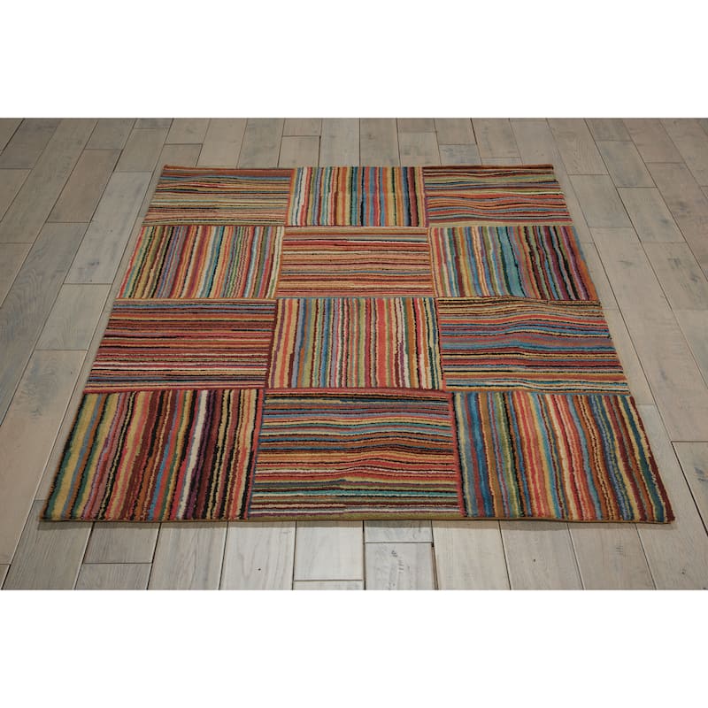 Nourison Aspects Multicolor Area Rug - 3' 9" x 5' 9"