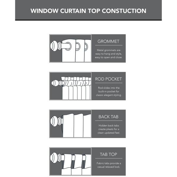 Shop Sun Zero Rochelle Blackout Lined Back Tab Single Curtain