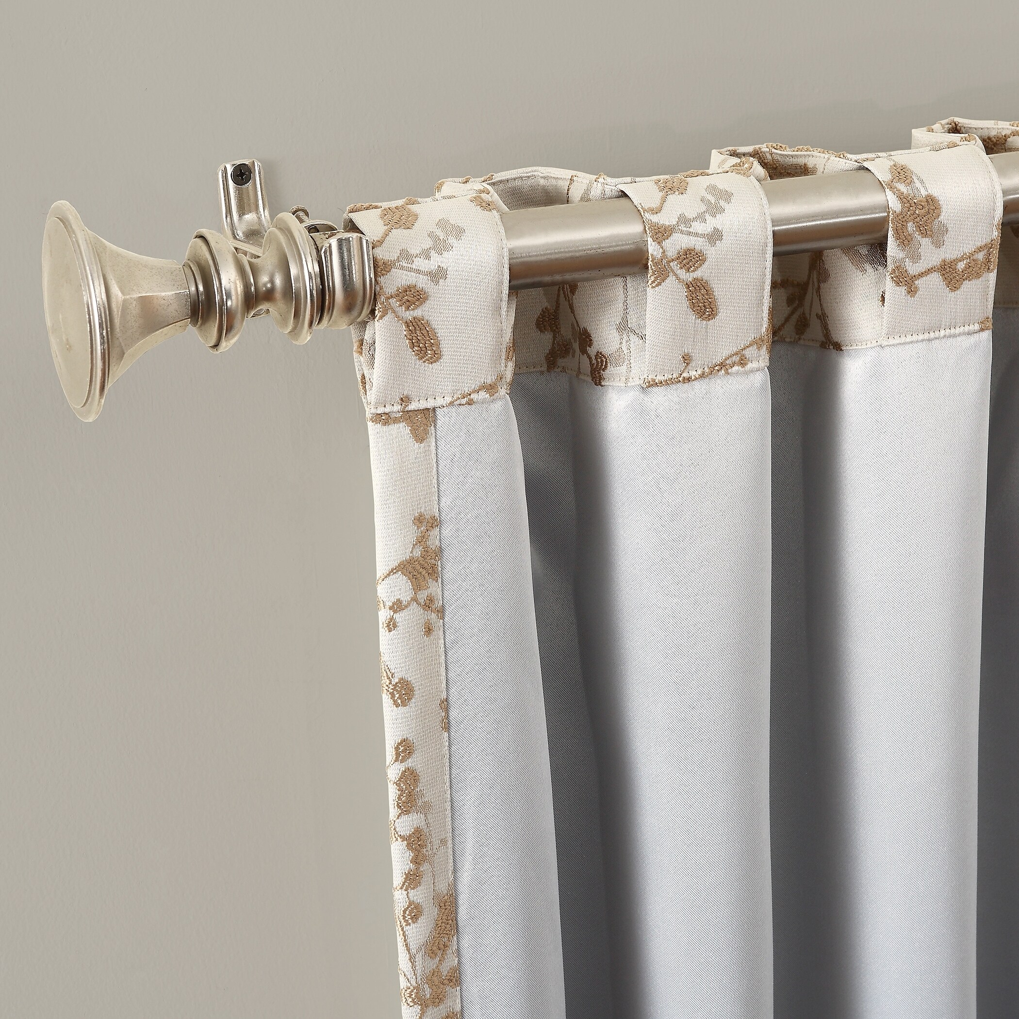 Shop Sun Zero Kavala Blackout Lined Back Tab Single Curtain Panel