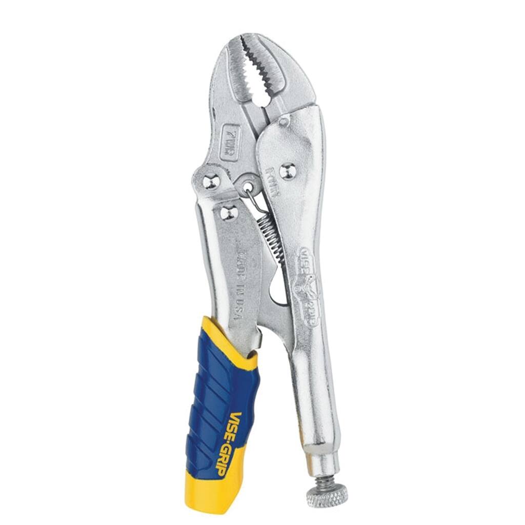 7 Wr Curved Jaw W/ Wire Cutter Fast Release Plier