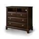 preview thumbnail 2 of 3, Furniture of America Hazelo Contemporary 46-inch Cherry Media Chest