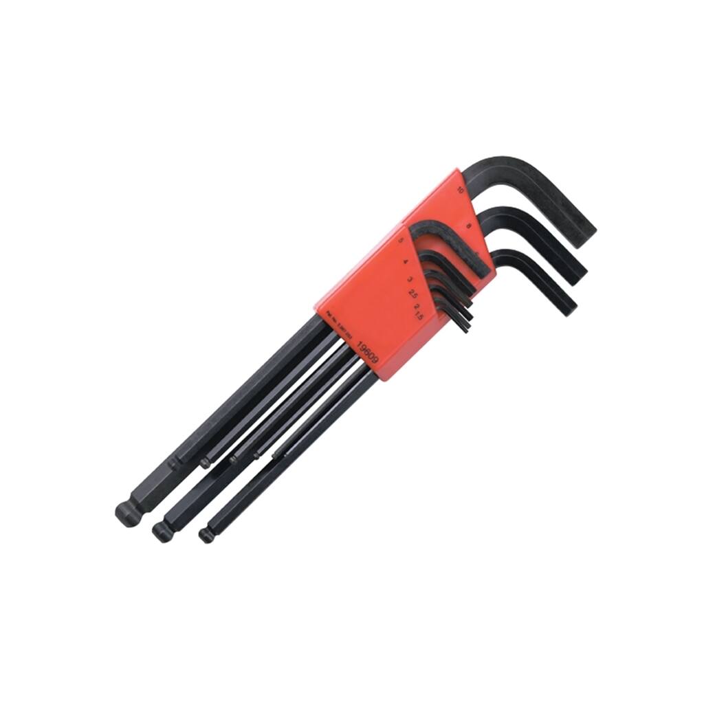 9 Piece Metric Ball End Hex Key Set
