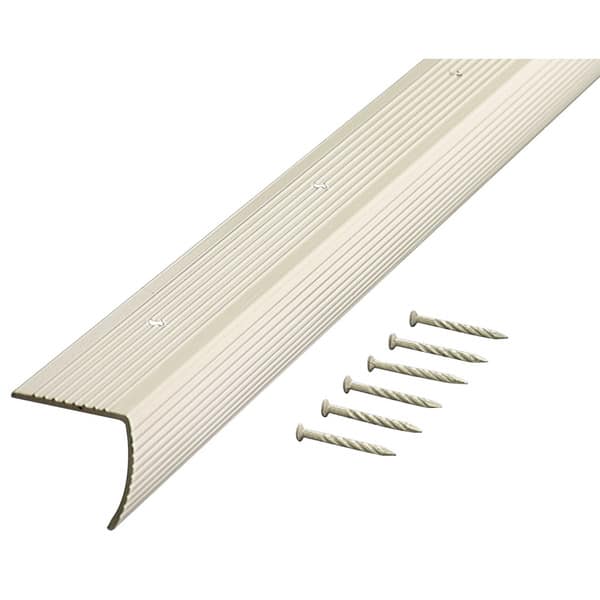 MD 43878 36" Pewter Fluted Stair Edging Bed Bath & Beyond 12390839