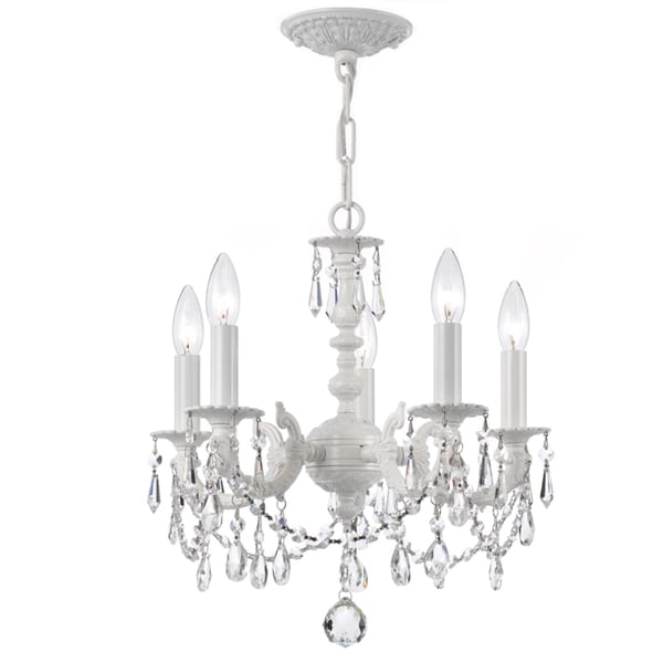 Crystorama Paris Market Collection 5-light Wet White Mini Chandelier
