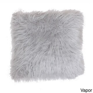 Faux Mongolian 20 inch Throw Keller Faux Mongolian Fur Throw Pillow
