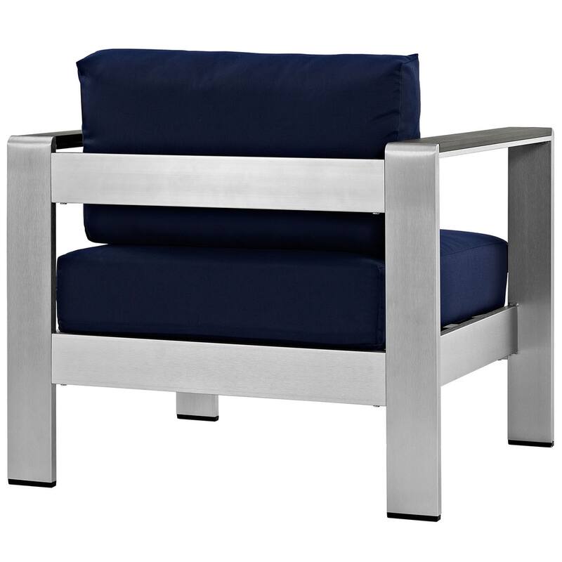 Beach Aluminum Outdoor Patio Armchair