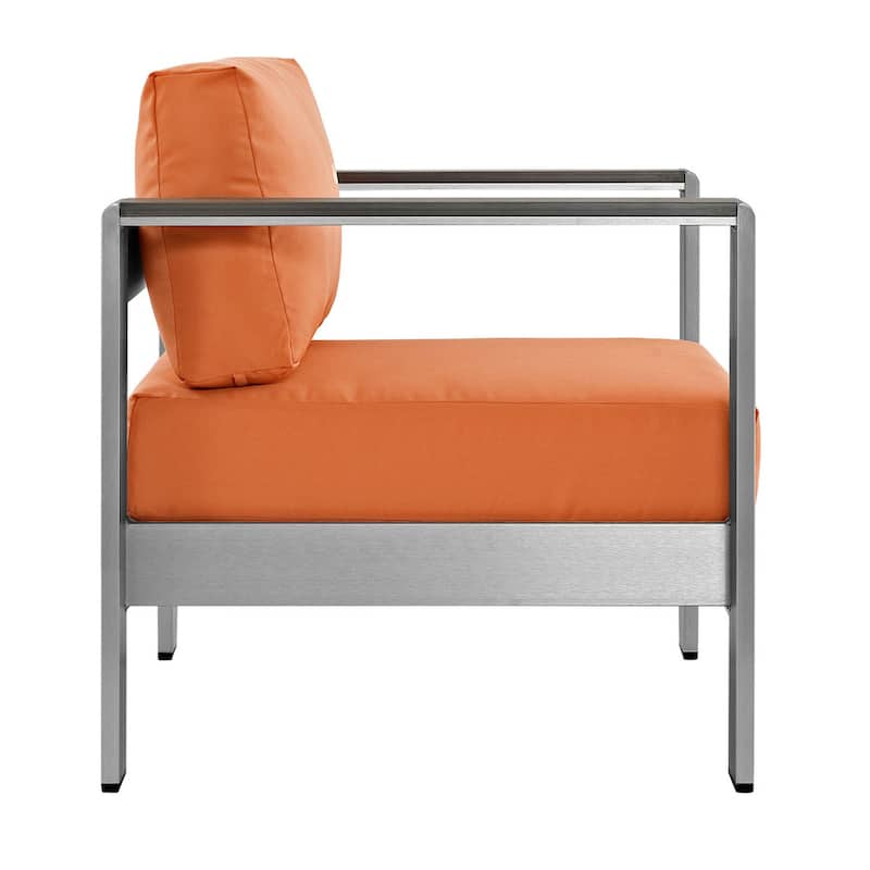 Beach Aluminum Outdoor Patio Armchair