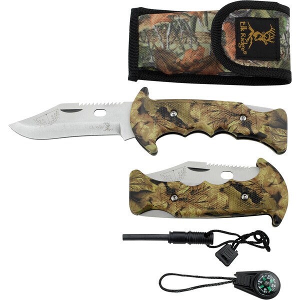 Elk Ridge Camping Knife and Survival Set