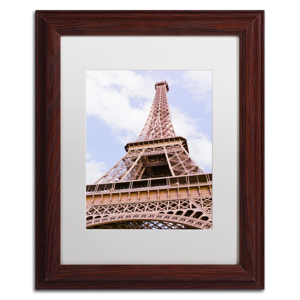 Ariane Moshayedi 'Eiffel Tower from Below' Matted Framed Art