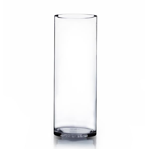7-inch x 20-inch Cylinder Glass Vase