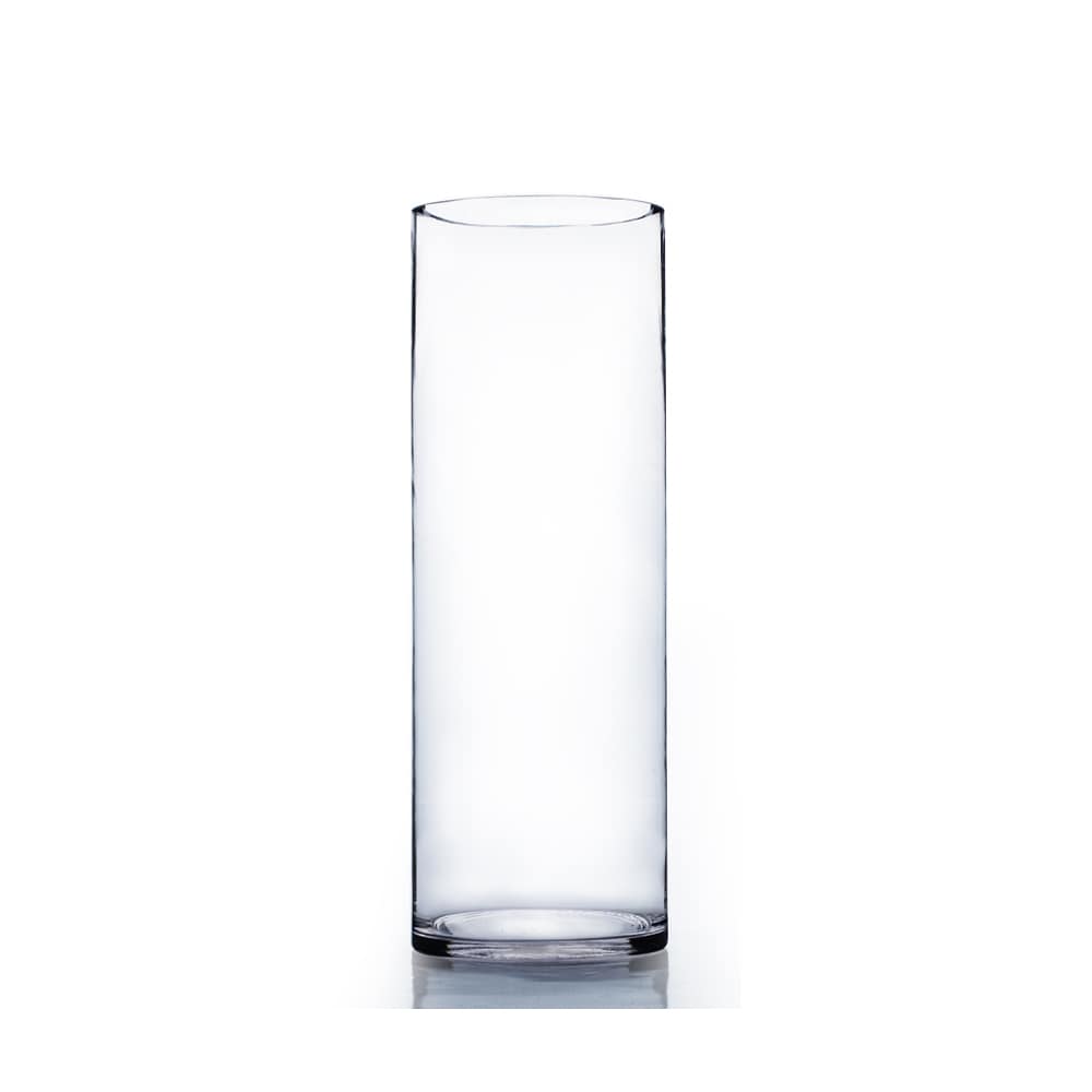 Shop 6 Inch X 16 Inch Cylinder Glass Vase Free Shipping On