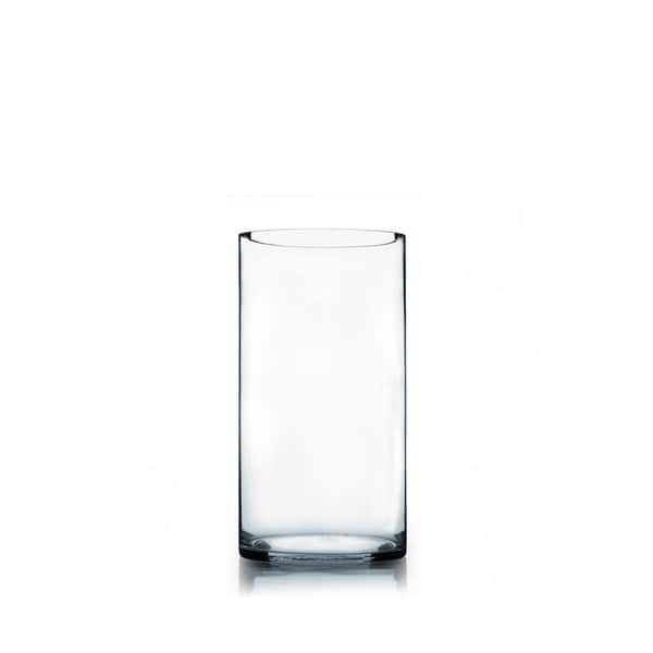 Glass 6-inch x 12-inch Cylinder Vase - On Sale - Overstock - 12396381