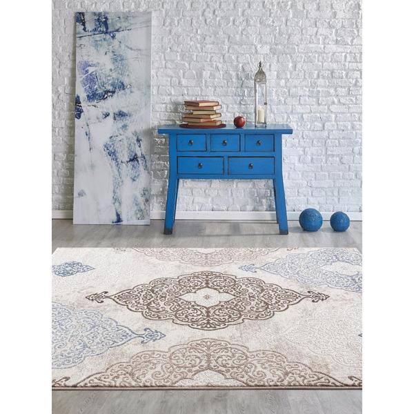 Shop Persian Rugs Modern Oriental Multicolor With Blue Area Rug 5 2 X 7 2 Overstock 12396649