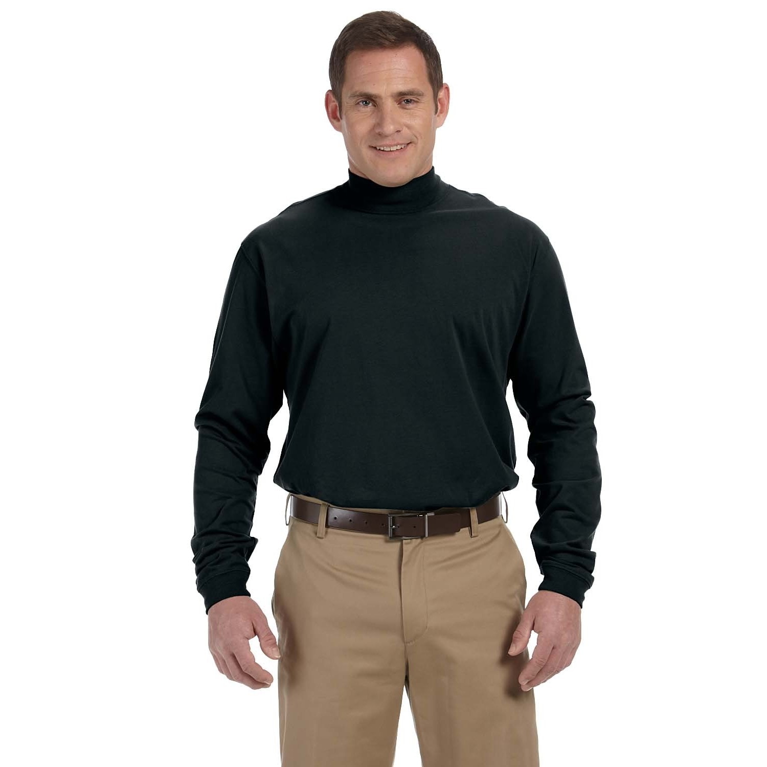 big and tall black turtleneck