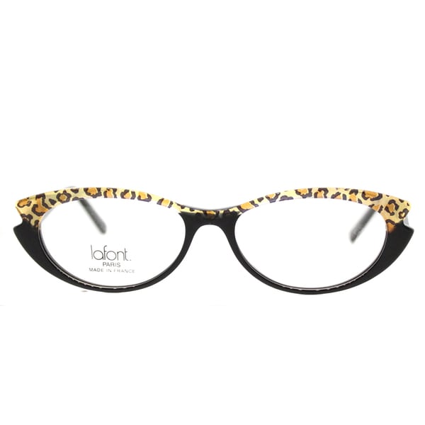 lafont leopard print glasses