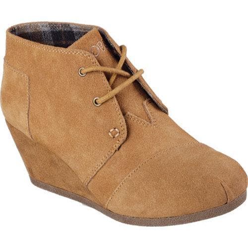 Women's Skechers BOBS High Notes Behold Wedge Ankle Boot Chestnut ...