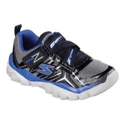 Boys' Skechers Electronz Z Strap Sneaker Black/Royal