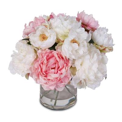Silk French Peonies Bouquet