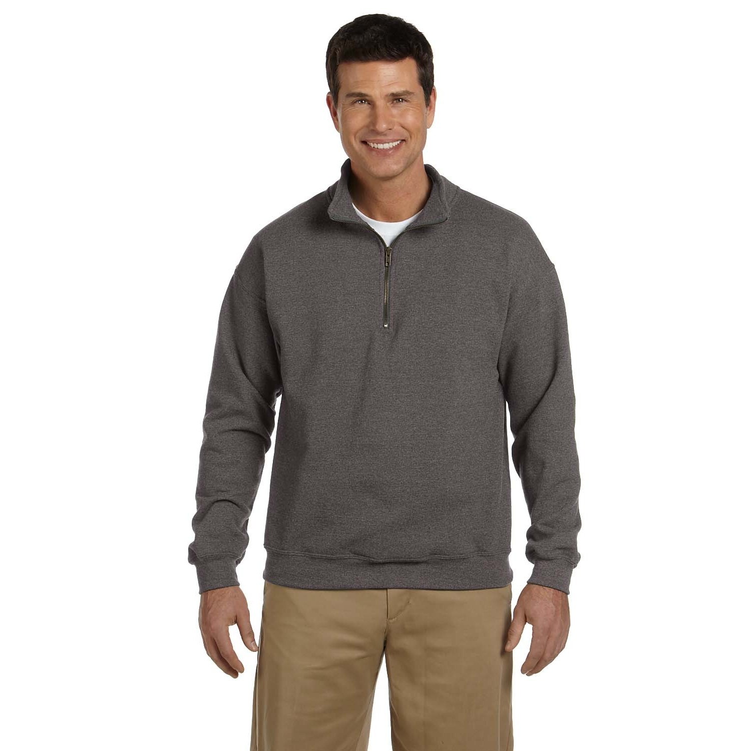 vintage quarter zip fleece mens