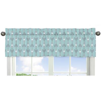 Sweet Jojo Designs Arrow Print Earth Sky Collection Window Curtain Valance