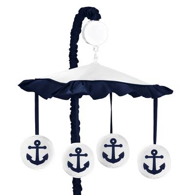 Sweet Jojo Designs Anchors Away Collection Multicolored Musical Mobile