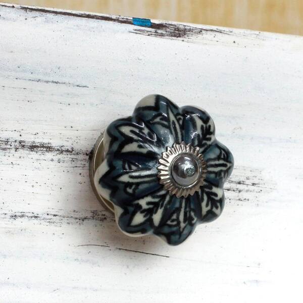 Shop Handmade Flower Harmony Ceramic Cabinet Knobs Set Of 6
