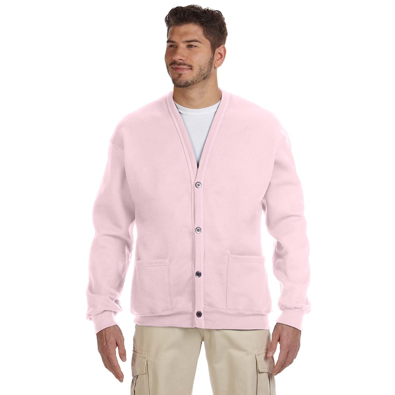 pink cardigan mens