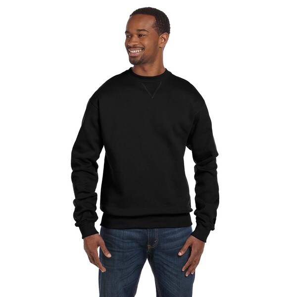 black hoodless sweatshirt