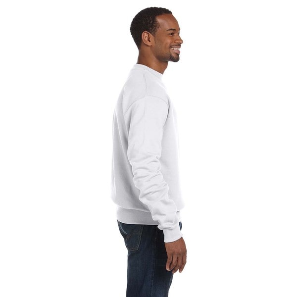 white crew neck sweater mens