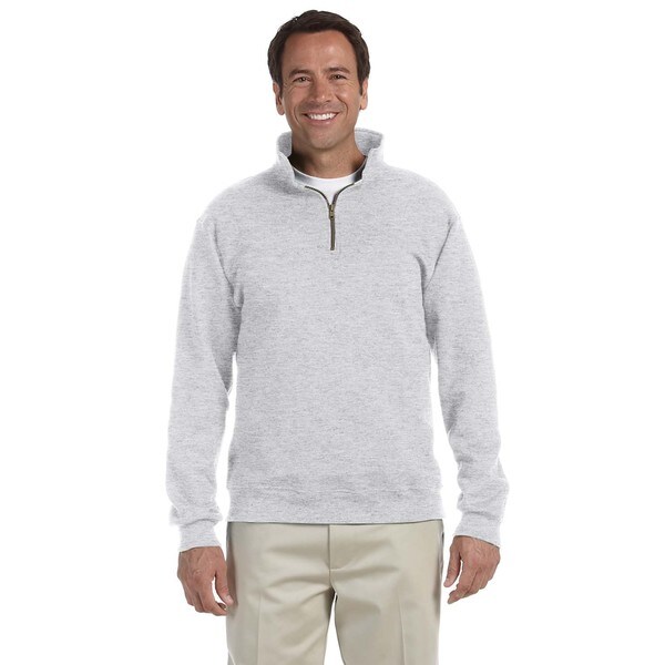 mens pullover zip sweater