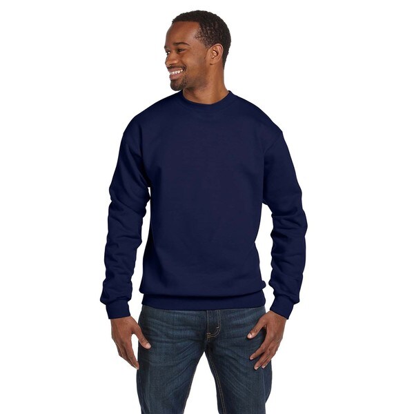 mens navy blue crew neck sweater