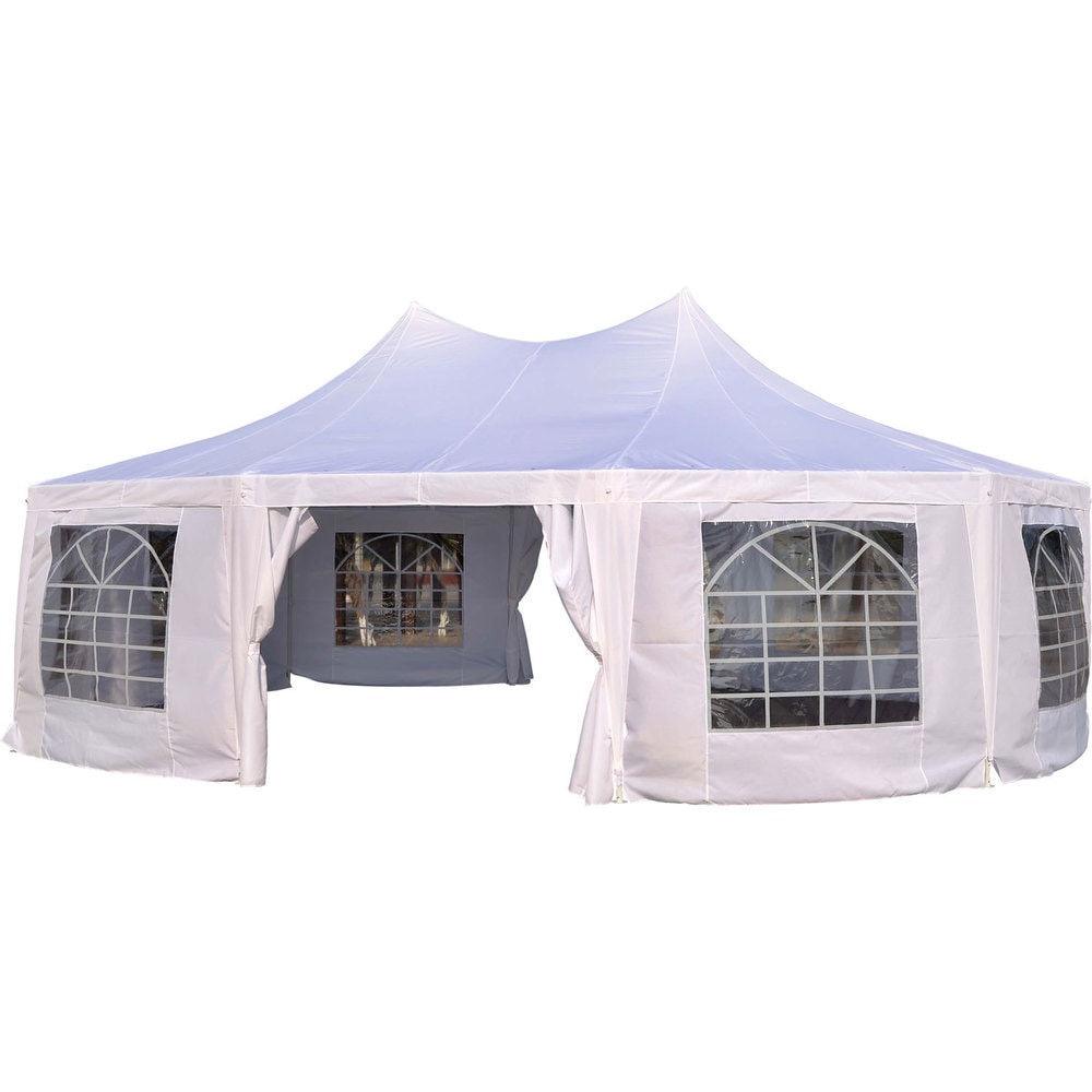 Outsunny  Large 10-wall Event Wedding Gazebo Canopy Tent