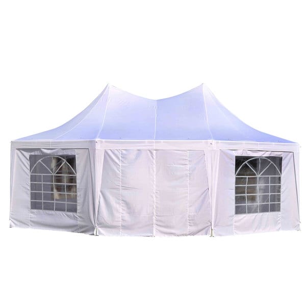 Outsunny 22 x 16 Large UV Resistant Octagonal 8 Wall Party