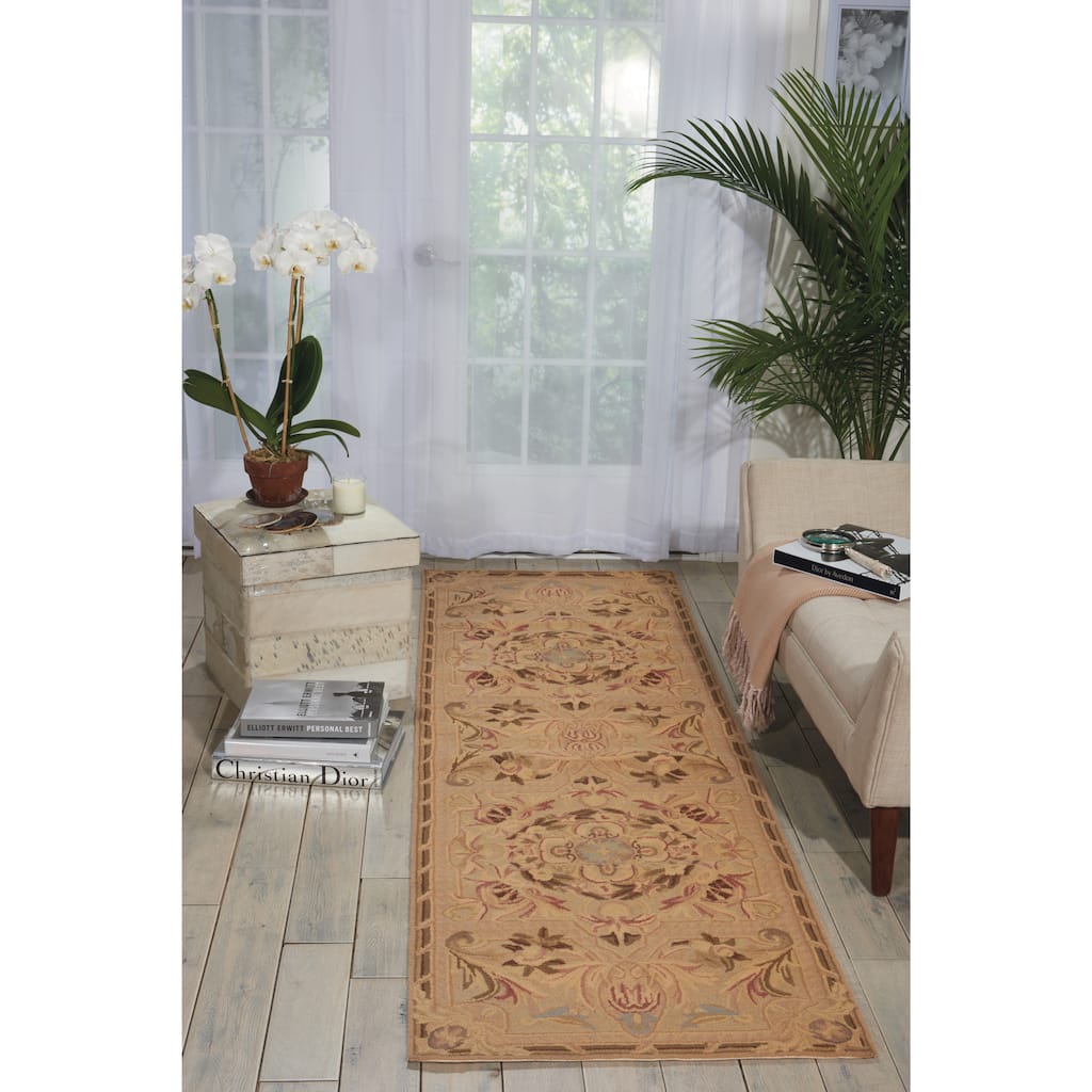 Nourison Bijou Light Green Area Rug (2'6 x 8') - 2'6" x 8' Runner