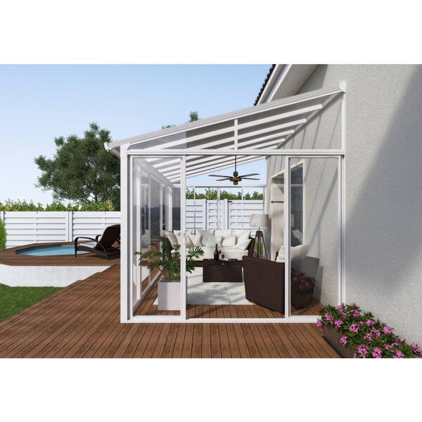 Shop Palram Sanremo Patio Enclosure Screen Door Set Free