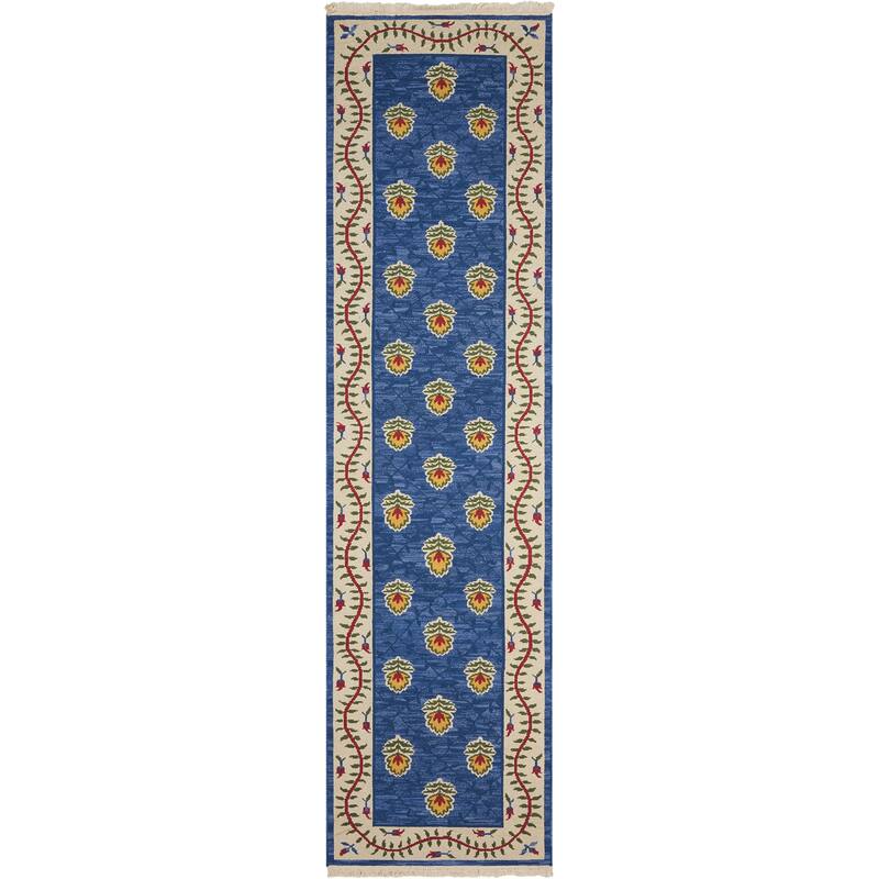 Nourison Nourmak Encore Area Rug - 2' 6" x 10' - Blue - Runner