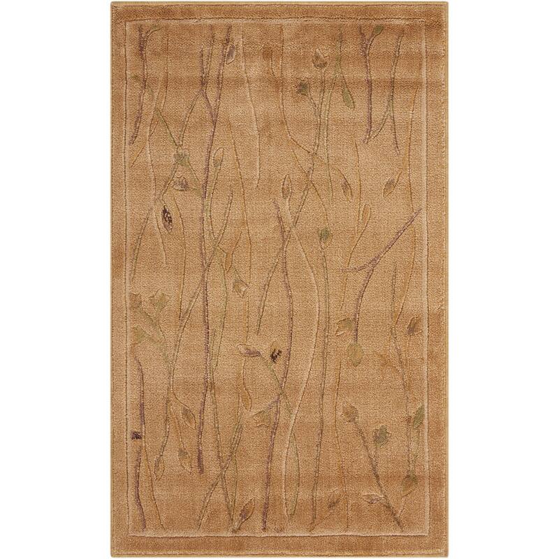 Nourison Mondrian MON19 Area Rug - 2'3" x 3'9" - Gold - Rectangle