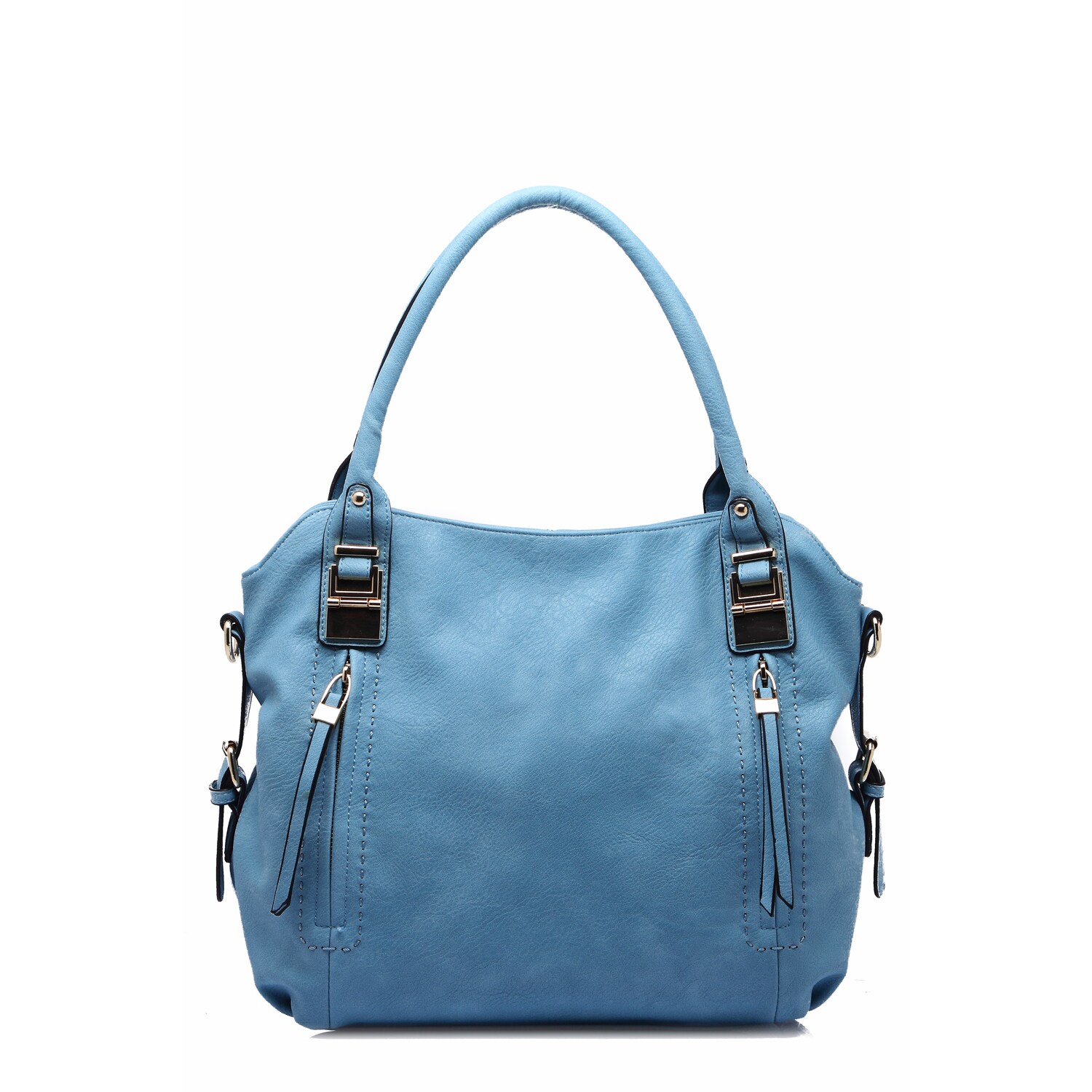 blue designer purse