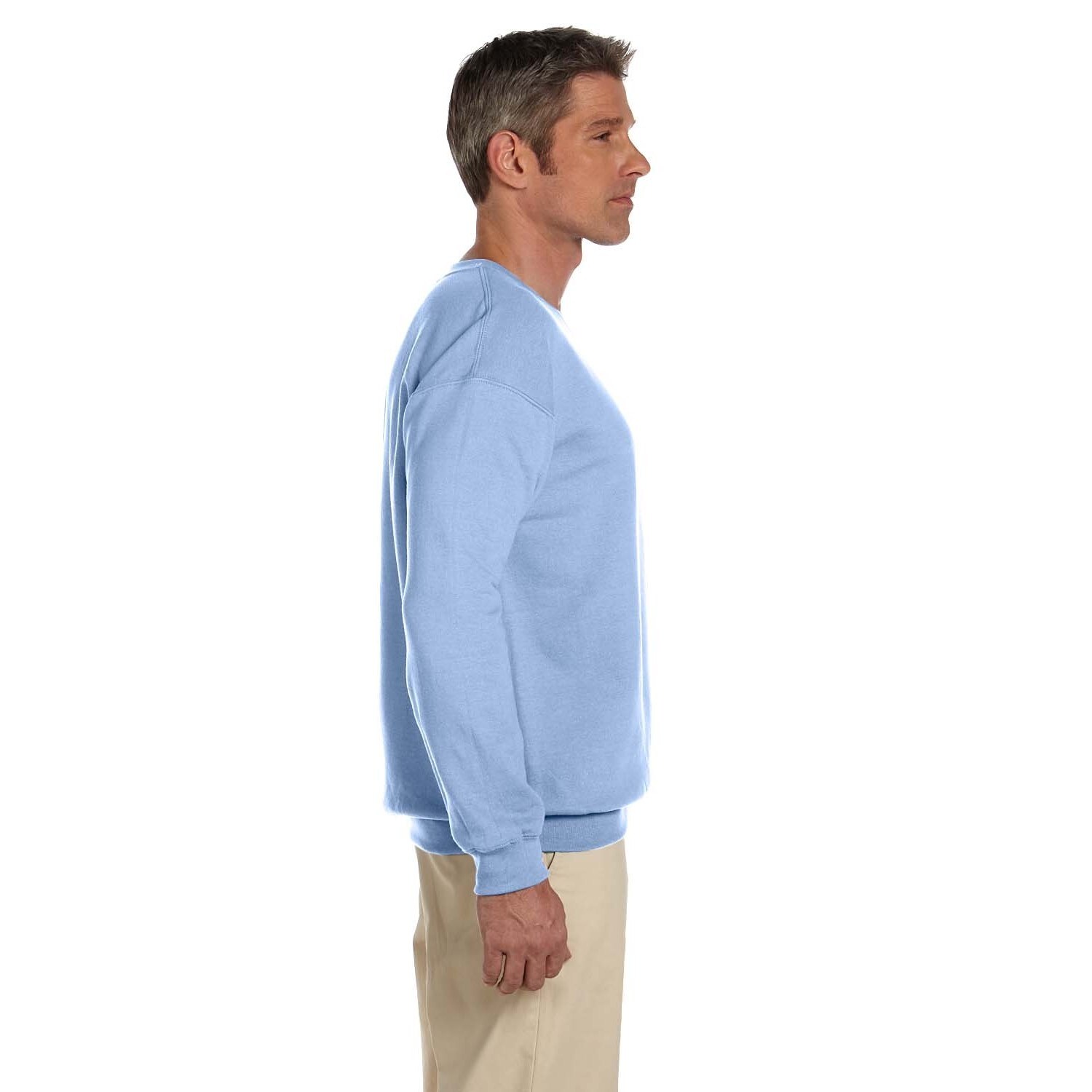 light blue sweater outfit mens