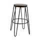 preview thumbnail 10 of 63, Carbon Loft Hall Wood and Metal Bar Stools (Set of 4)