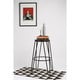 preview thumbnail 52 of 63, Carbon Loft Hall Wood and Metal Bar Stools (Set of 4)