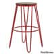 preview thumbnail 58 of 63, Carbon Loft Hall Wood and Metal Bar Stools (Set of 4)
