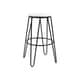 preview thumbnail 2 of 63, Carbon Loft Hall Wood and Metal Bar Stools (Set of 4)