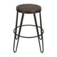 preview thumbnail 43 of 63, Carbon Loft Hall Wood and Metal Bar Stools (Set of 4)