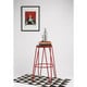 preview thumbnail 65 of 63, Carbon Loft Hall Wood and Metal Bar Stools (Set of 4)