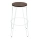 preview thumbnail 47 of 63, Carbon Loft Hall Wood and Metal Bar Stools (Set of 4)