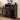 Furniture of America Crestall Multi-Storage Espresso Mobile Wine Bar Cabinet