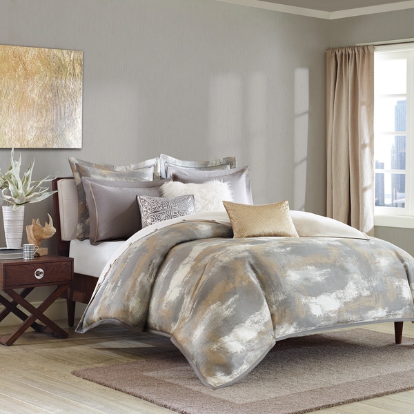 Madison Park Signature Graphix Grey Comforter Set